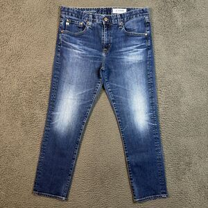 AG Adriano Goldschmied Jeans Womens 29R Blue Ex Boyfriend Slouchy Slim Dark Wash